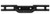 RPM R/C Products 73992 REAR BUMPER BLACK MINI E REVO