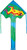 Skydog Kites 11122 48' Dart Frog Best Flier