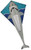 Skydog Kites 12239 40" Shark Diamond