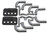 RPM R/C Products 70853 Zoomies Mock Exhaust Headers Chrome
