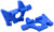 RPM R/C Products 81065 BLUE FRONT BULKHEADS (FITS ALL VERSIONS OF THE T-MAXX & E-MAX
