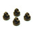 ST Racing Concepts STC42080GM GM CNC Machined Alum Upper Shock Caps, for Ass Enduro 4pc
