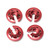 ST Racing Concepts ST3768R Lightweight Alum Lower Shock Retainers-Traxxas 4Tec 2.0 Red