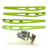 ST Racing Concepts STA31245G Lower Suspension Link Plate Green CNC Machined Alum 4pcs
