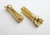 TQ Wire 2506 4mm Male Bullets Narrow-top (pr.) Gold 18mm