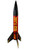 Estes Rockets 1954 Red Flare Model Rocket Kit, E2X