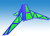Estes Rockets 7263 Hex-3 Model Rocket Kit, Skill Level 3