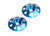 Exotek Racing 1678BLU Flite Wing Buttons V2, 6061 Blue