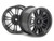 HPI Racing 3136 8 Spoke Wheel Black (83X56mm) 2pcs/Savage/14mm Hex Hub