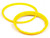 HPI Racing 3277 Heavy Duty Wheel Bead Lock Rings (Yellow/For 2 Wheels) -