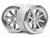 HPI Racing 3808 Vintage 8 Spoke Wheel 26mm Matte Chrome 0mm Offset