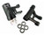 Hot Racing DBL4801 Black Aluminum Steering Bell Crank, Losi 1/5 Desert Buggy X