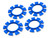 J Concepts 22121 Satellite Tire Gluing Rubber Bands - Blue