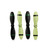 Rage R/C 4102 Propeller Set, Black/Green (4) Pico X