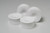 Tamiya 53914 RC White Dish Wheel (4), 26mm Width, 0 Offset