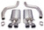 Corsa Performance 14164 05-10 Corvette 7.0L Trck Axle Back Exhaust System