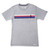 Omp Racing, Inc. RSTS0017080-M Crew Neck Short Sleeves Stripe RS Lt Grey M