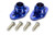 Meziere WP8116ANB SBC #16 Water Pump Port Adapters - Blue (2pk)