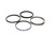 Je Pistons J71408-4040-5 Piston Ring Set  4.040 .043 .043 3.0MM