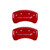 Mgp Caliper Cover 12162SCL1RD 15-17 Dodge Challenger Caliper Covers Red