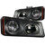 ANZO 111009 ANZO 2003-2006 Chevrolet Silverado 1500 Crystal Headlights Black