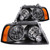 ANZO 111045 ANZO 2003-2006 Lincoln Navigator Crystal Headlights Black