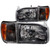 ANZO 111051 ANZO 1999-2004 Nissan Pathfinder Crystal Headlights Black