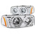 ANZO 111208 ANZO 1999-2006 Gmc Sierra 1500 Crystal Headlights w/ Halo and LED Chrome