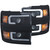 ANZO 111363 ANZO Projector Headlights With Plank Style Design Black w/Amber 15-17 Chevrolet Silverado 2500/3500