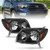 ANZO 111394 ANZO 2003-2005 Toyota 4Runner Crystal Headlights Black