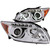 ANZO 121120 ANZO 2005-2010 Scion Tc Projector Headlights w/ Halo Chrome (CCFL)