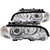 ANZO 121268 ANZO 2000-2003 BMW 3 Series E46 Projector Headlights w/ Halo Chrome