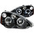ANZO 121359 ANZO 2002-2004 Acura Rsx Projector Headlights w/ Halo Black