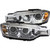 ANZO 121507 ANZO 2012-2015 BMW 3 Series Projector Headlights w/ U-Bar Chrome (HID Compatible)