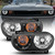 ANZO 121526 ANZO 2008-2014 Dodge Challenger Crystal Headlights Black