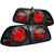 ANZO 221068 ANZO 1999-2000 Honda Civic Taillights Black