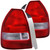 ANZO 221135 ANZO 1996-2000 Honda Civic Taillights Red/Clear