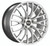Advanti Racing FS0N52045S Fastoso 20x10 5x120 45mm Offset Silver W/Machined Undercut Wheel