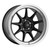 Konig CT85100255 Countergram 15x8 4x100 25mm Offset Matte Black / Matte Machined Lip Wheel