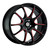 Konig IL7751040R Illusion 17x7 5x100 40mm Offset Black/Ball Cut Red Wheel