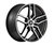 Konig IO76508455 Intention 16x7.5 5x108 45mm Offset Gloss Black / Machine Face Wheel
