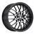 Konig LA56T04405 Lace 15x6.5 10x100 10x114.3 40mm Offset Black/Machine Spoke Wheel
