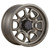 Mamba M197983N128 M19 17x9 6x139.7 -12mm Offset Bronze W/ Drill Holes Wheel