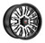 Mamba M218981125 M21 18x9 8x165.1 12mm Offset Gloss Black W/ Machined Face Wheel