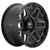 Mamba M238985125 M23 18x9 5x139.7 12mm Offset Gloss Black W/ Machined Ball Cut Wheel