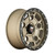 Mamba M26895012M M26 18x9 5x150 12mm Offset Mojave Sand W/ Matte Black Lip Edge Wheel
