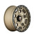 Mamba M26295012M M26 20x9 5x150 12mm Offset Mojave Sand W/ Matte Black Lip Edge Wheel