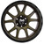 Mamba M277973N128 M27 17x9 5x127 -12mm Offset Matte Bronze / Black Lip Wheel