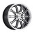 Maxxim 4S77D08405 Ferris 17x7 8x100 8x108 40mm Offset Black Machine Face Wheel