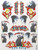 XXX Main Racing S019 Tribal Death Sticker Sheet